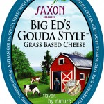 The label for Saxon Creamery's Big Ed's cheese.