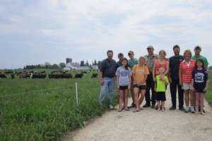 Our family in the pasture.